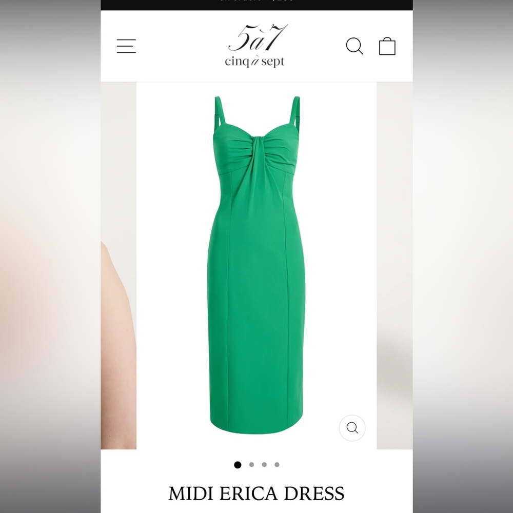NWOT Cinq a Sept Midi Dress